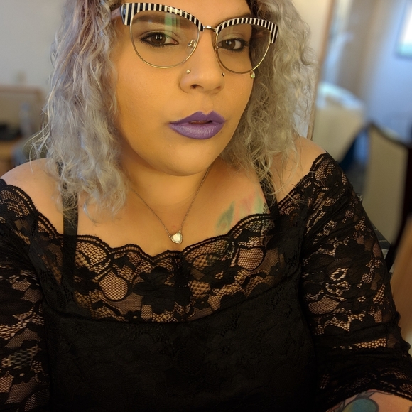 Torrid Black Lace Off Shoulder Skater Dress - Picture 3 of 7